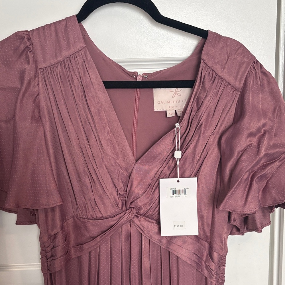 Gal Meets Glam Mauve Maxi Dress